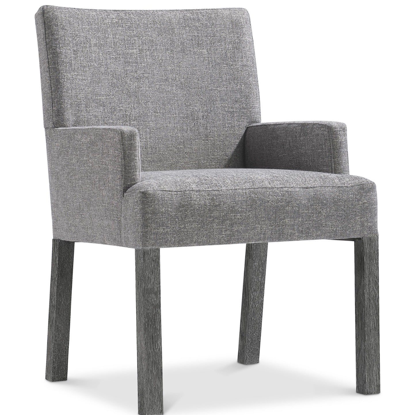Bernhardt Loft Menton Collection Modern Upholstered Dining Armchair ~ Sutton Finish - Image 3