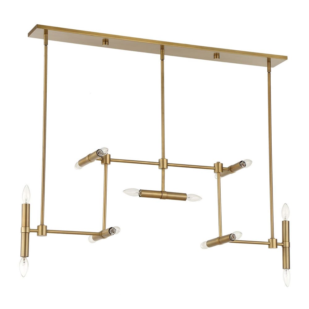Uttermost Cadre Antique Brass 14 Light Pendant - Image 3