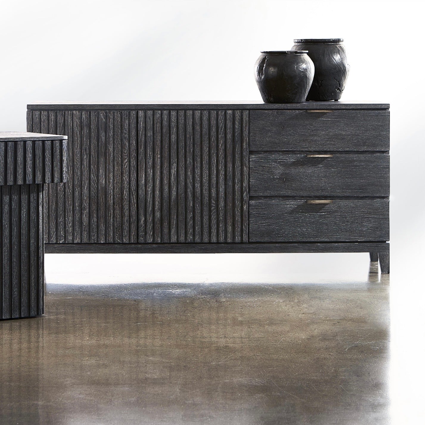 Bernhardt Loft Menton Collection Modern Buffet ~ Sutton Finish - Image 3