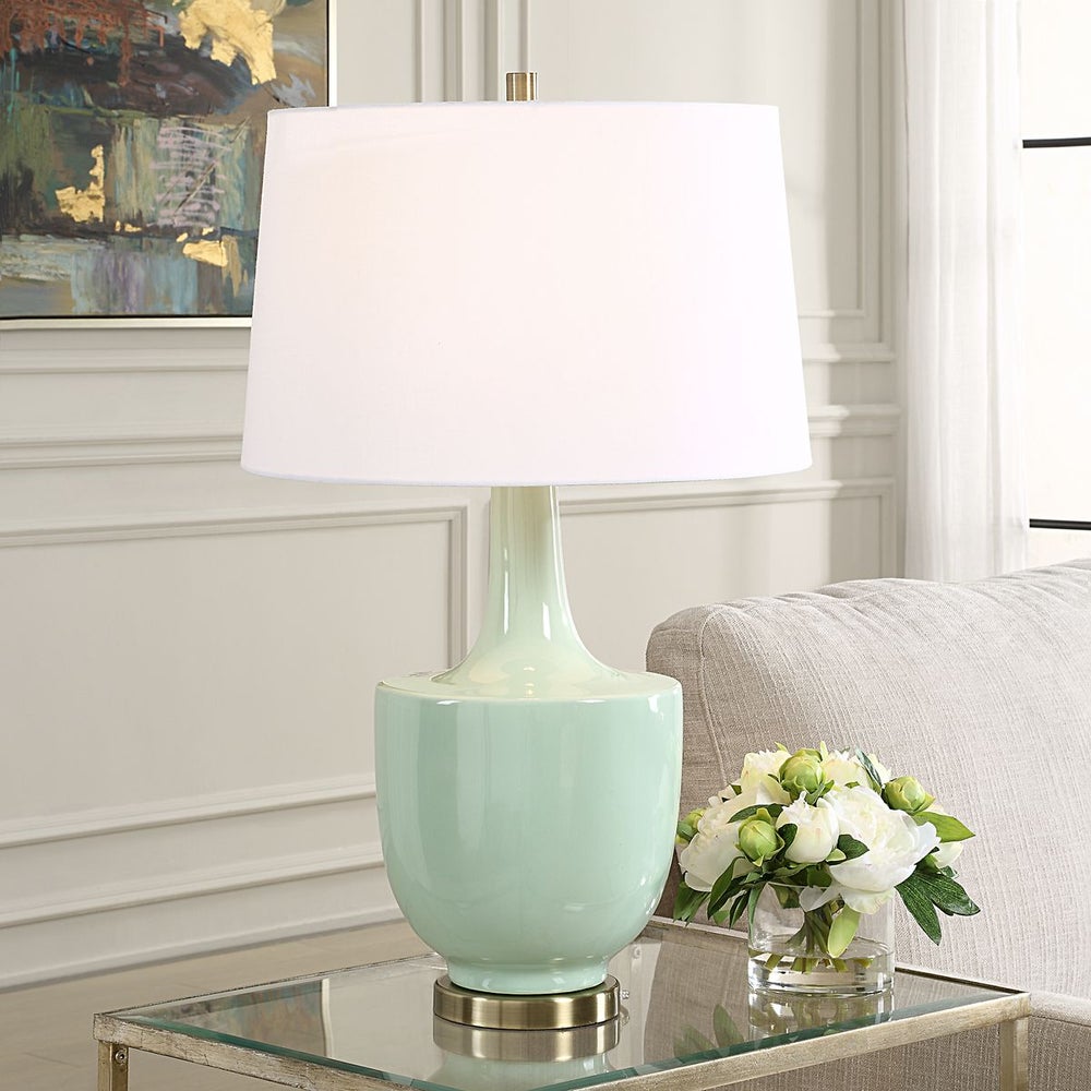 Uttermost Kyla Mint Green Table Lamp - Image 1