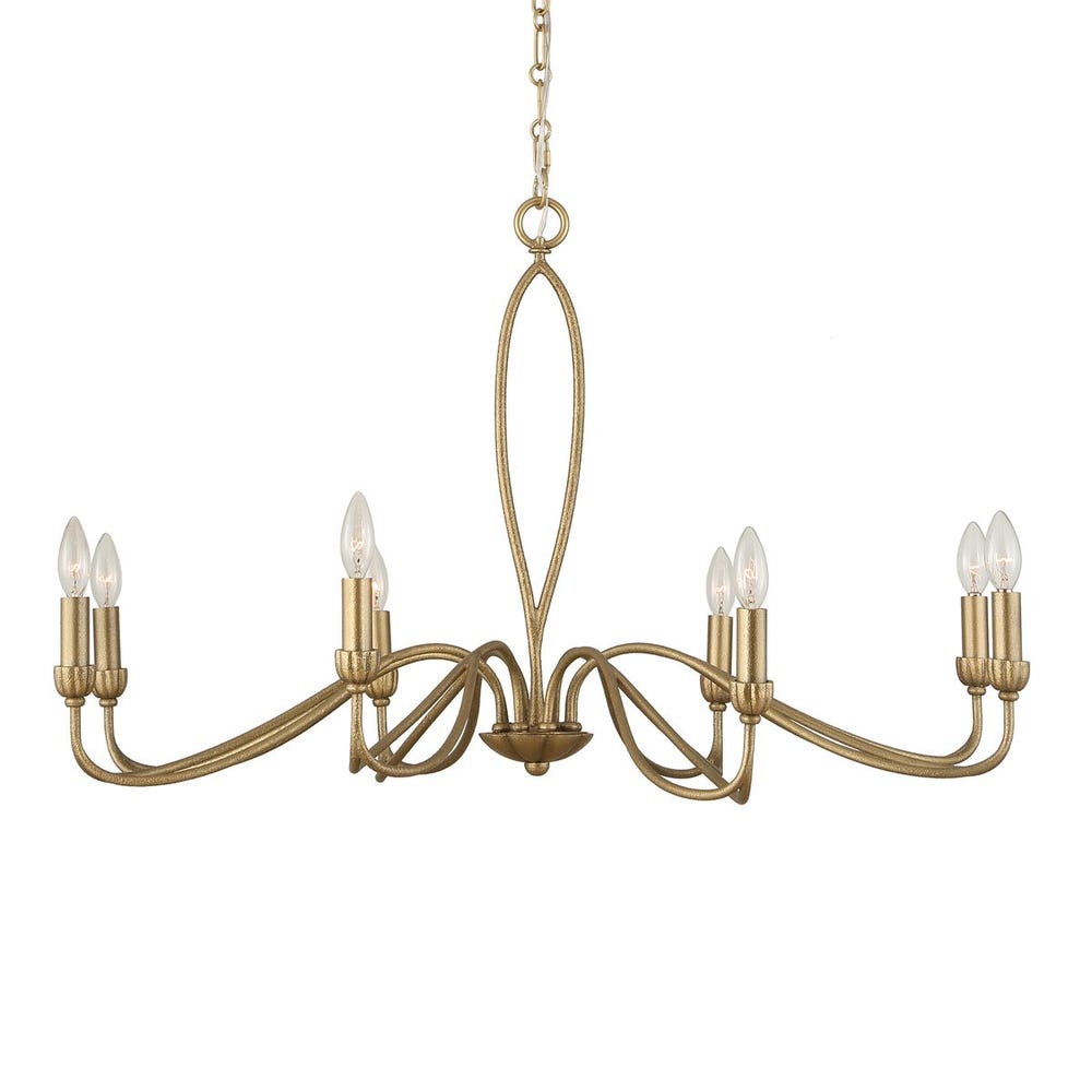 Uttermost Corella Soft Gold 8 Light Chandelier - Image 3