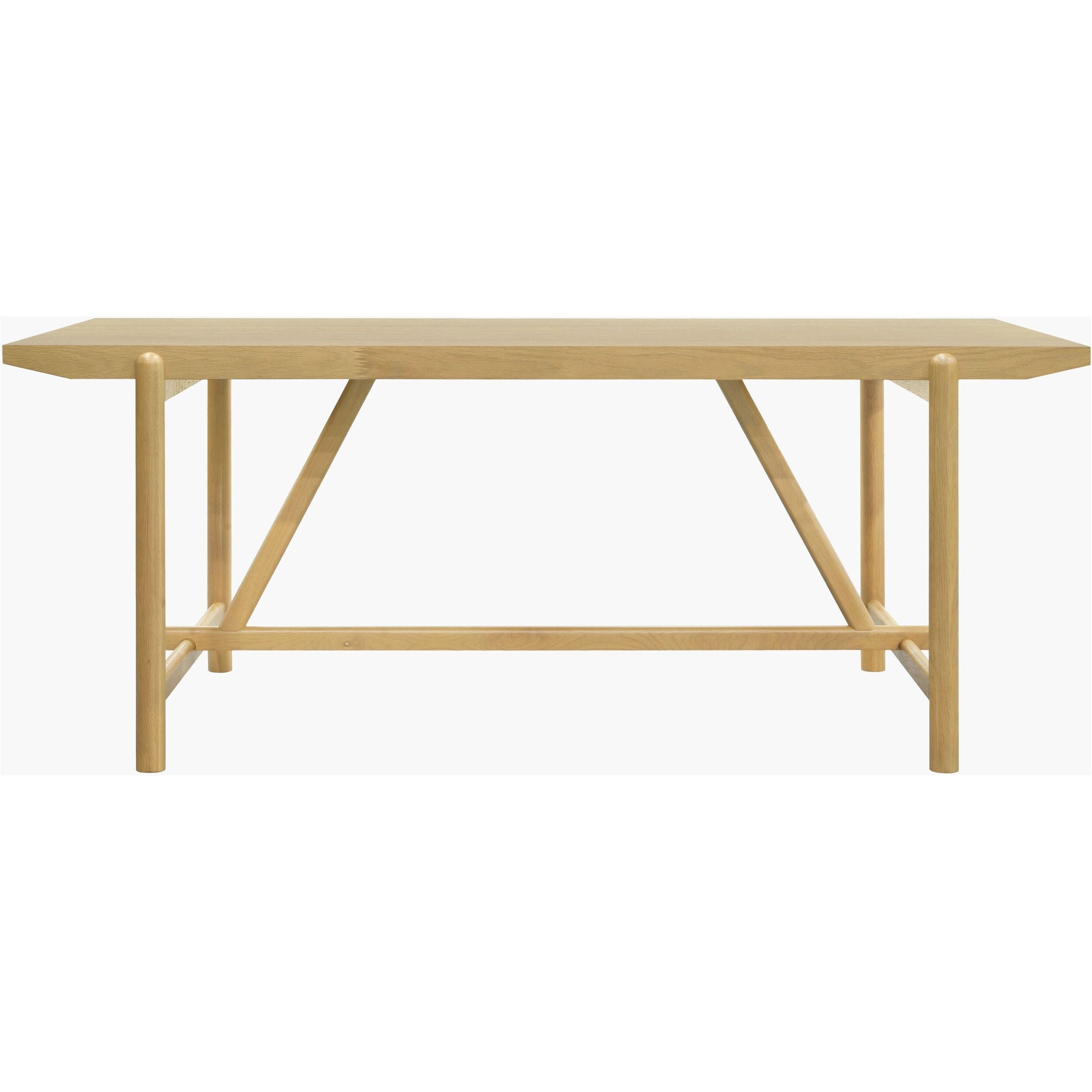 Surya Keating Modern Wheat Oak Dining Table - Image 3