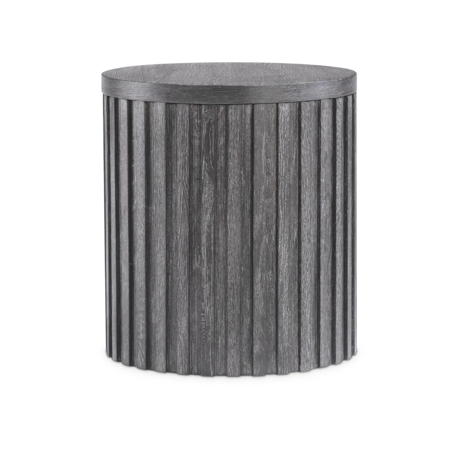 Bernhardt Loft Menton Collection Round Accent Table ~ Sutton Finish - Image 3