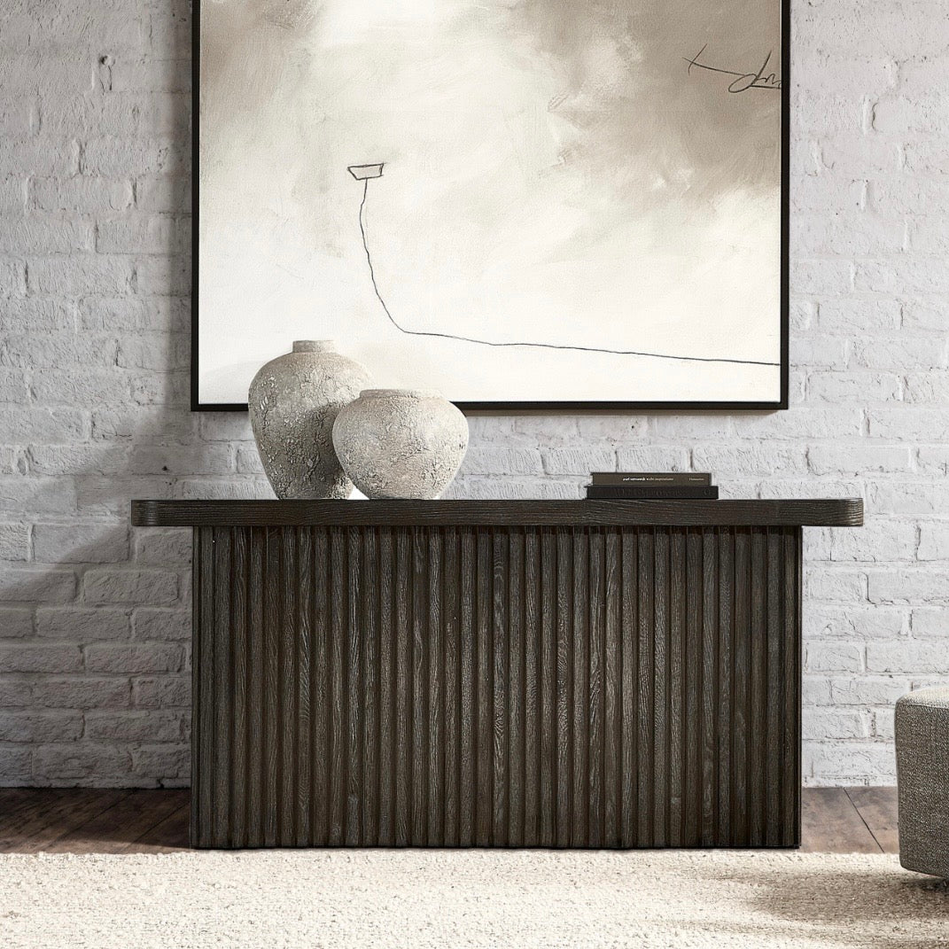 Bernhardt Loft Menton Collection Console Table ~ Sutton Finish - Image 1