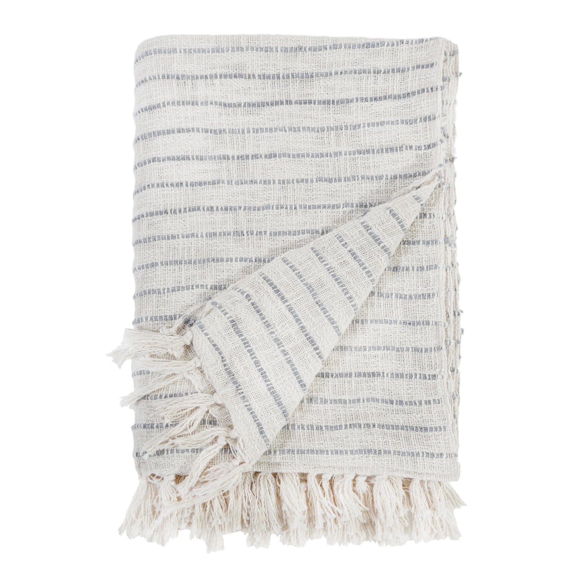 Pom Pom at Home Jojo Striped Oversized Throw Blanket ~ 60” x 90” ~ 3 colors available - Image 1