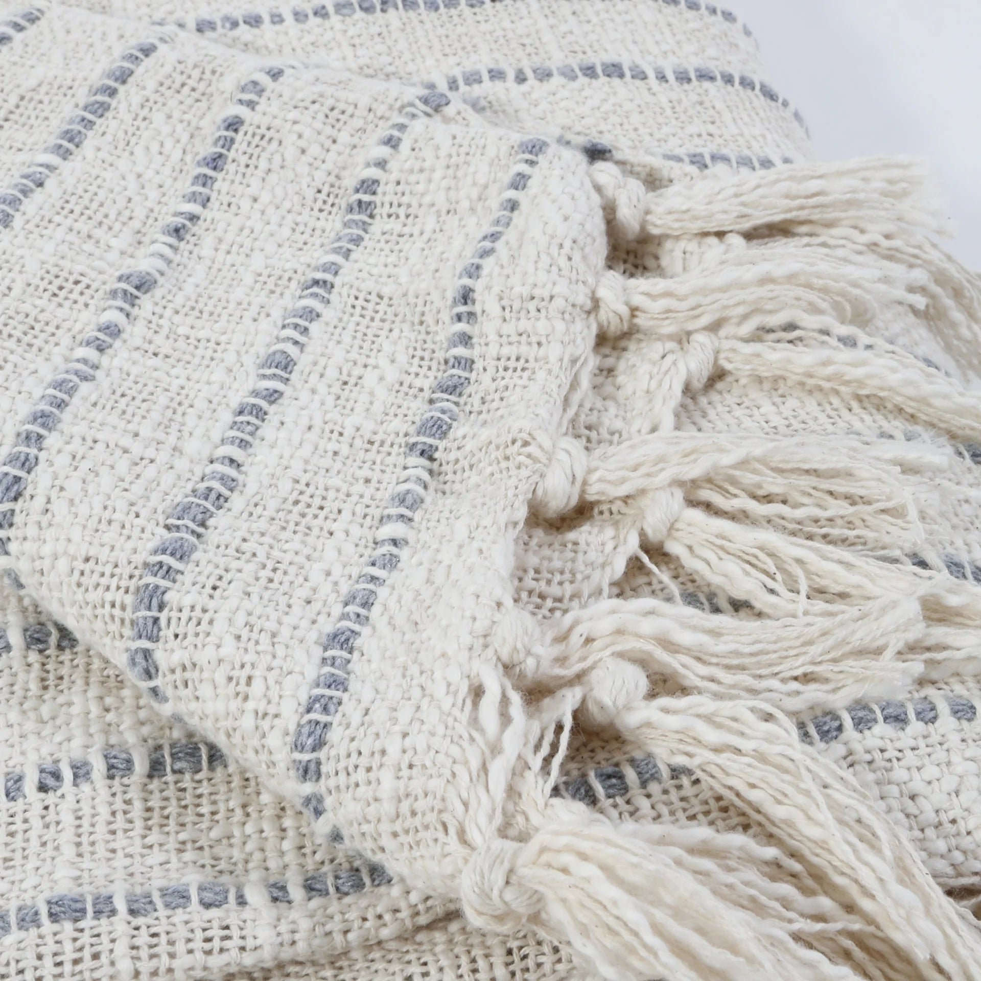 Pom Pom at Home Jojo Striped Oversized Throw Blanket ~ 60” x 90” ~ 3 colors available - Image 2