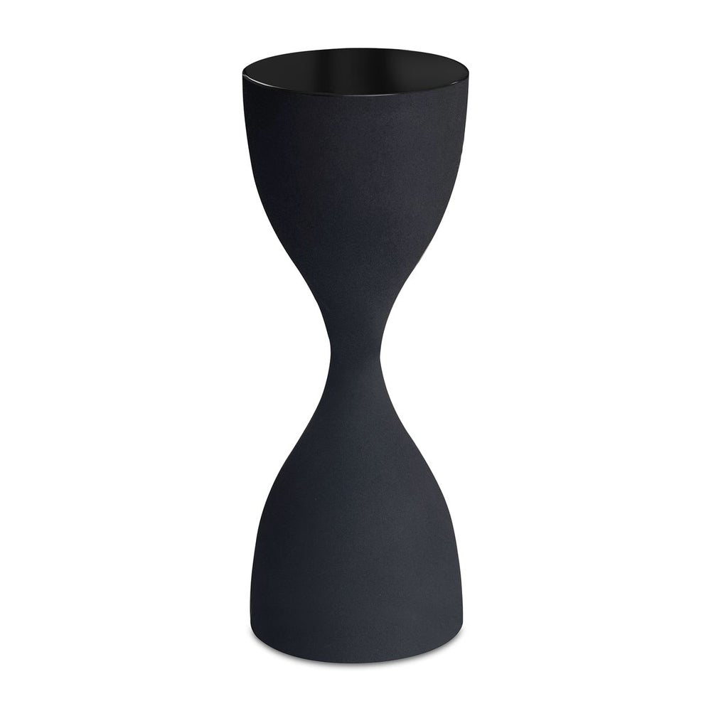 Casa Bella Living Iron Hourglass Shape Finished In Black Accent Table - Image 2