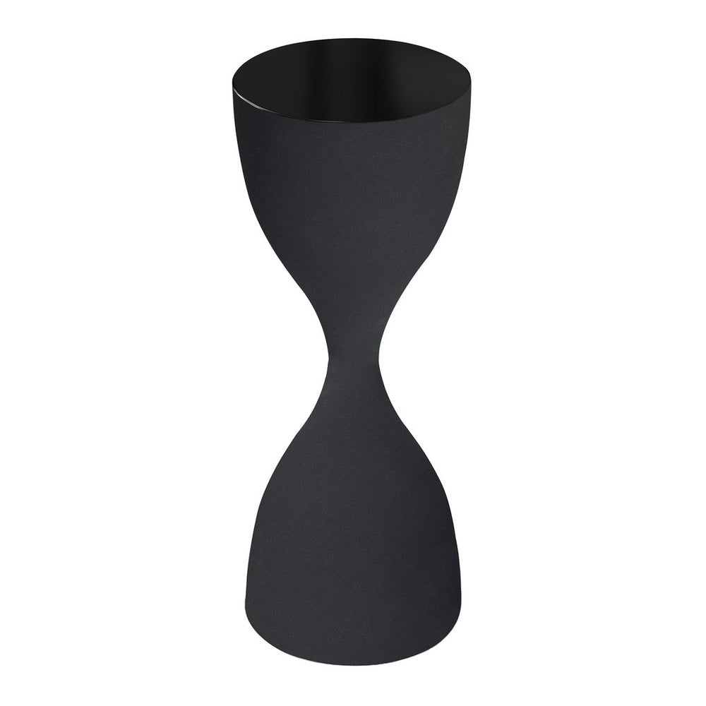 Casa Bella Living Iron Hourglass Shape Finished In Black Accent Table - Image 3