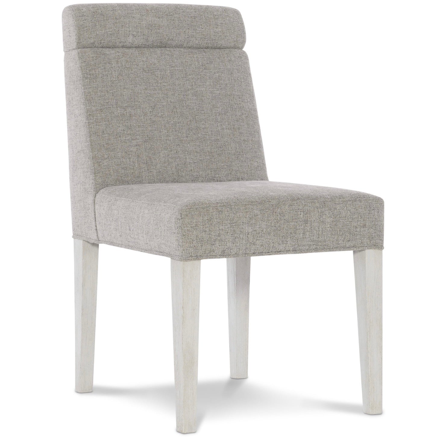 Bernhardt Foundations Collection Upholstered Dining Side Chair ~ Light Shale Finish - Image 2