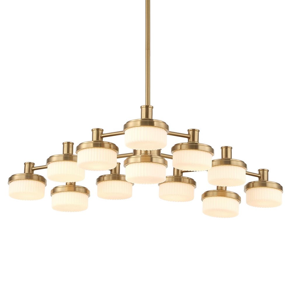 Uttermost Wedge 12 Light LED Chandelier - Image 3
