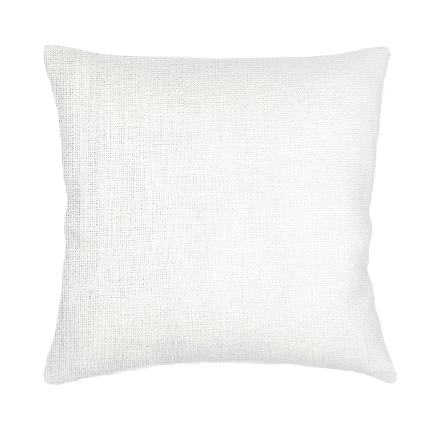 Anaya Home So Soft Linen Bright White Pillow 20×20 With Down Insert