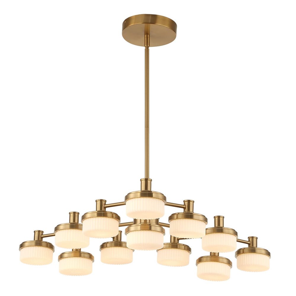 Uttermost Wedge 12 Light LED Chandelier - Image 2