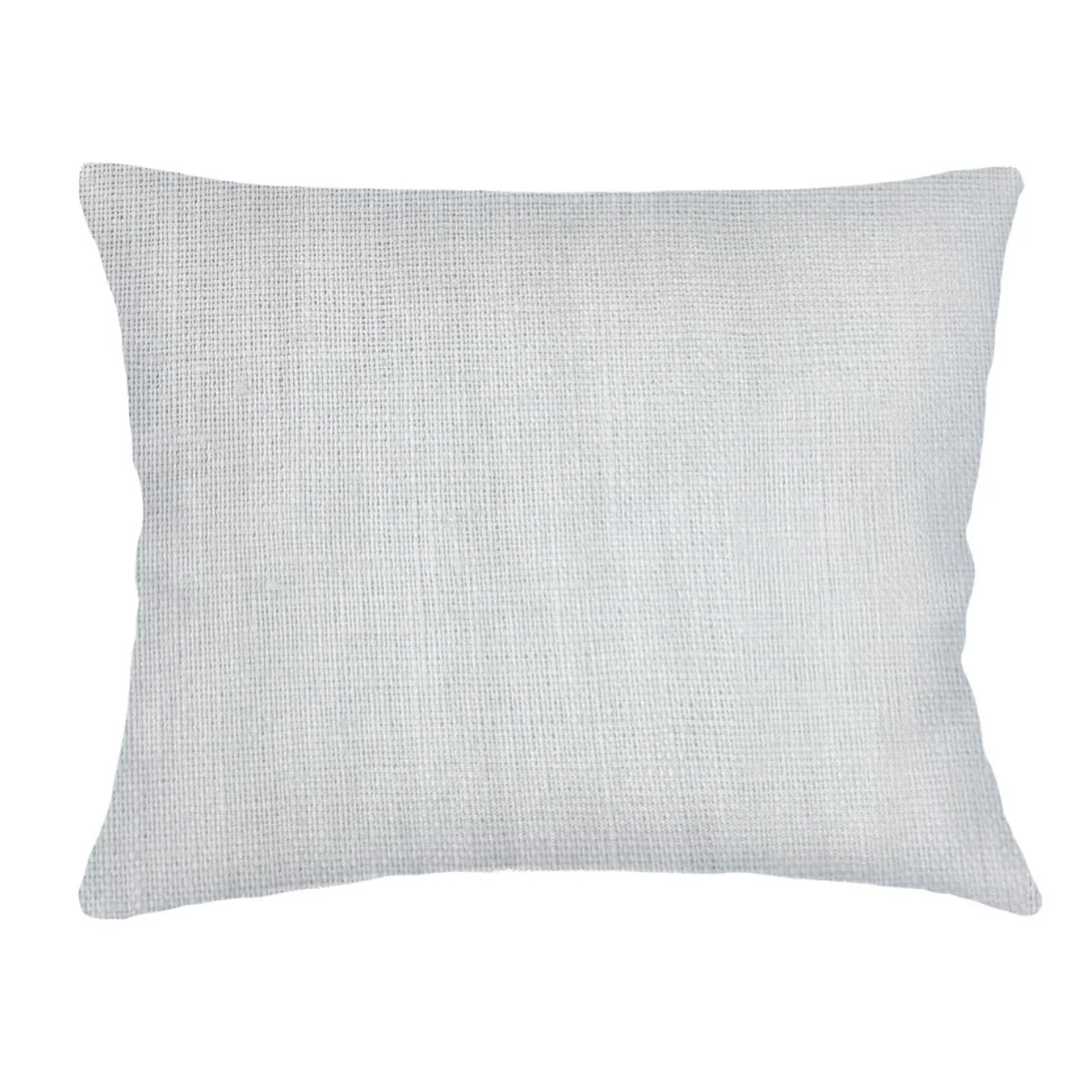 Anaya Home So Soft Linen Light Grey Dutch Euro Pillow 28x36 With Down Insert - Image 1