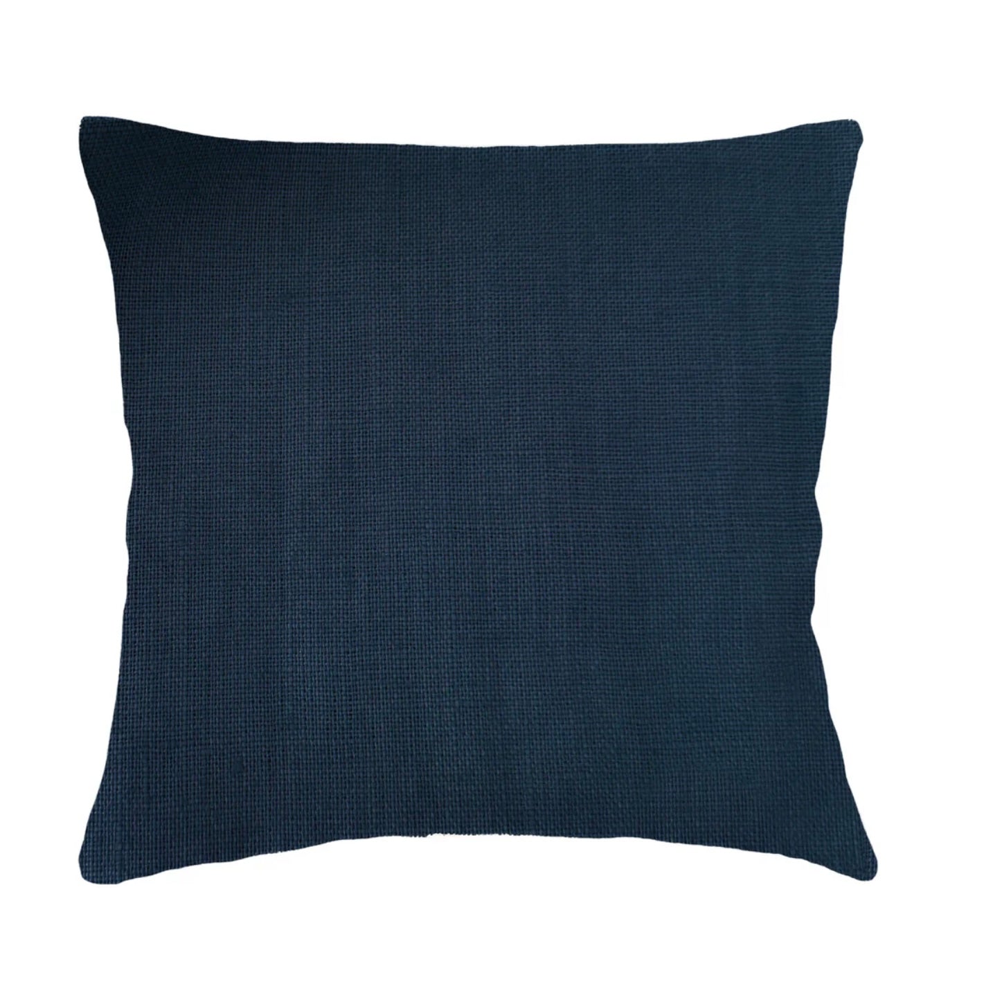 Anaya Home So Soft Linen Navy Euro Pillow 26x26 With Down Insert - Image 1