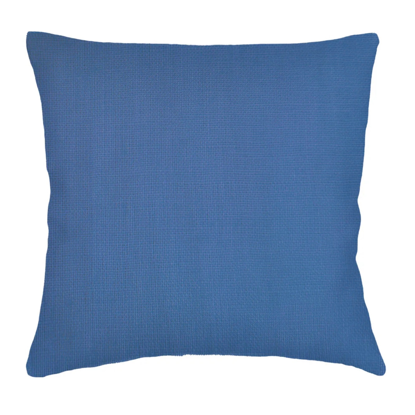 Anaya Home So Soft Linen Cobalt Blue Pillow 20×20 With Down Insert