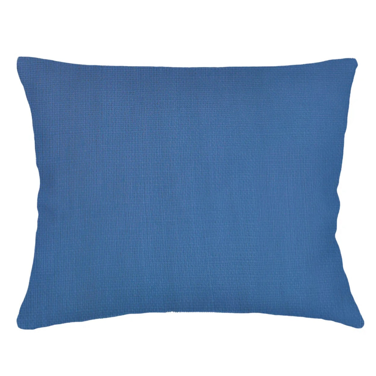Anaya Home So Soft Linen Cobalt Blue Dutch Euro Pillow 28x36 With Down Insert - Image 1
