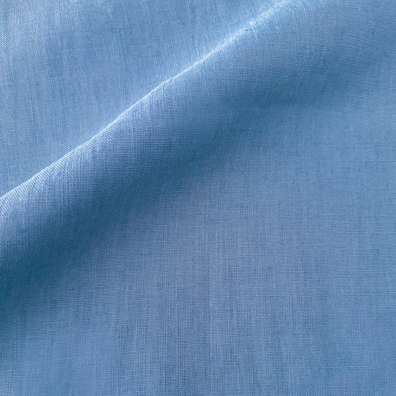 Anaya Home So Soft Linen Ocean Blue Lumbar Pillow 14x40 With Down Insert - Image 2