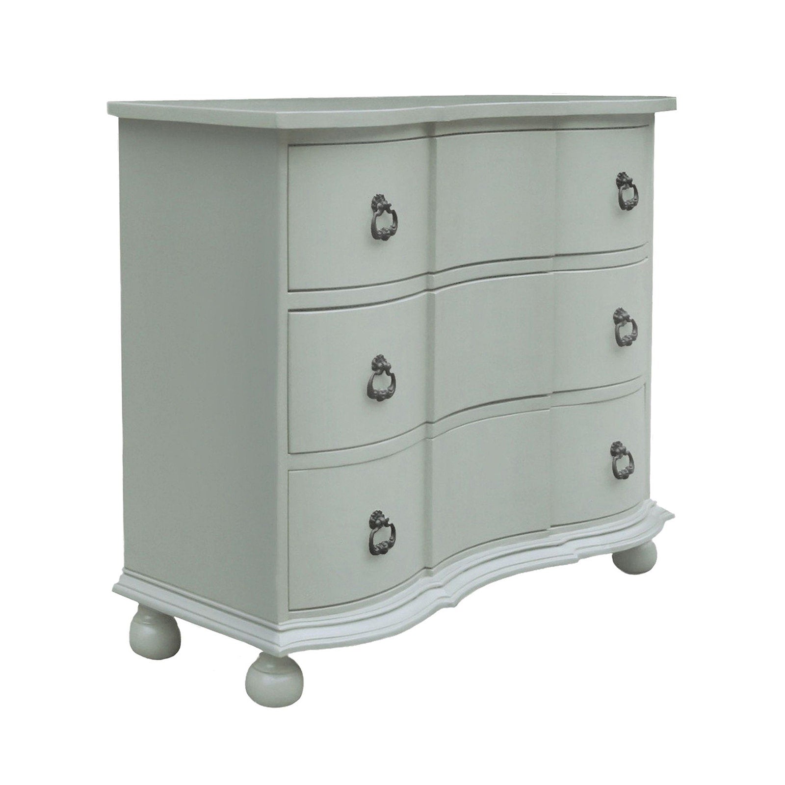 Crestview Collection Marissa Antique White 3- Drawer Chest - Image 2