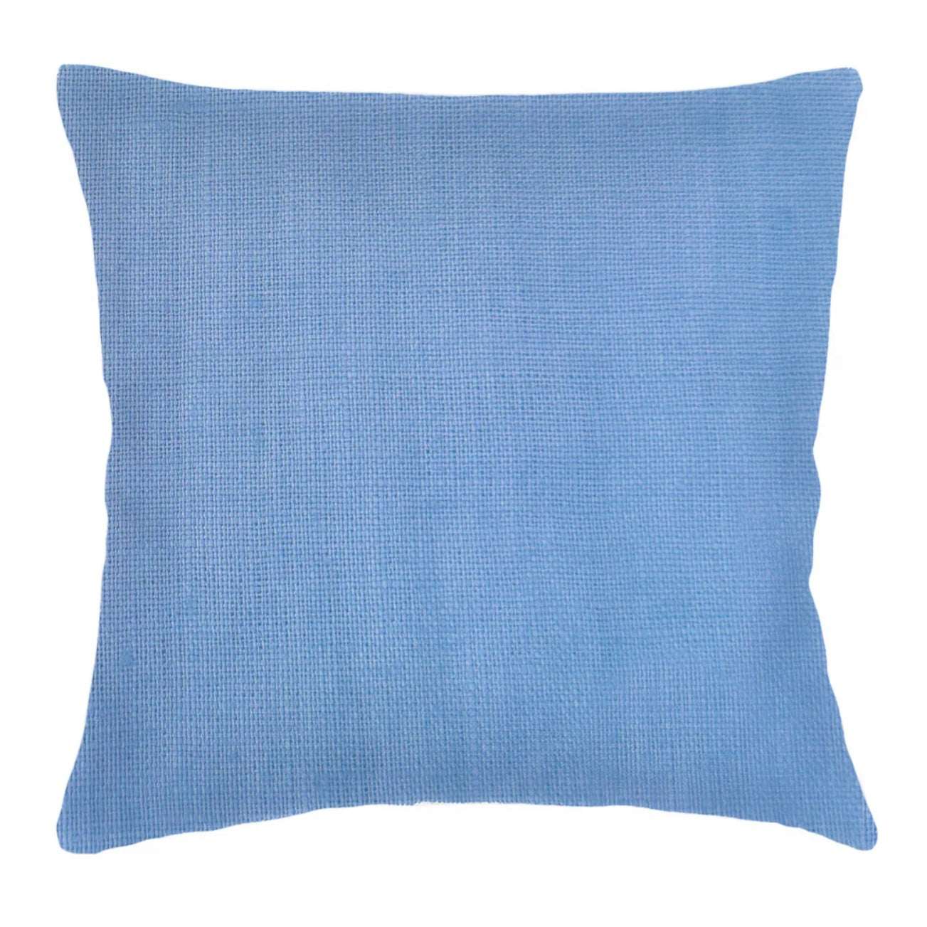 Anaya Home So Soft Linen Ocean Blue Euro Pillow 26x26 With Down Insert - Image 1