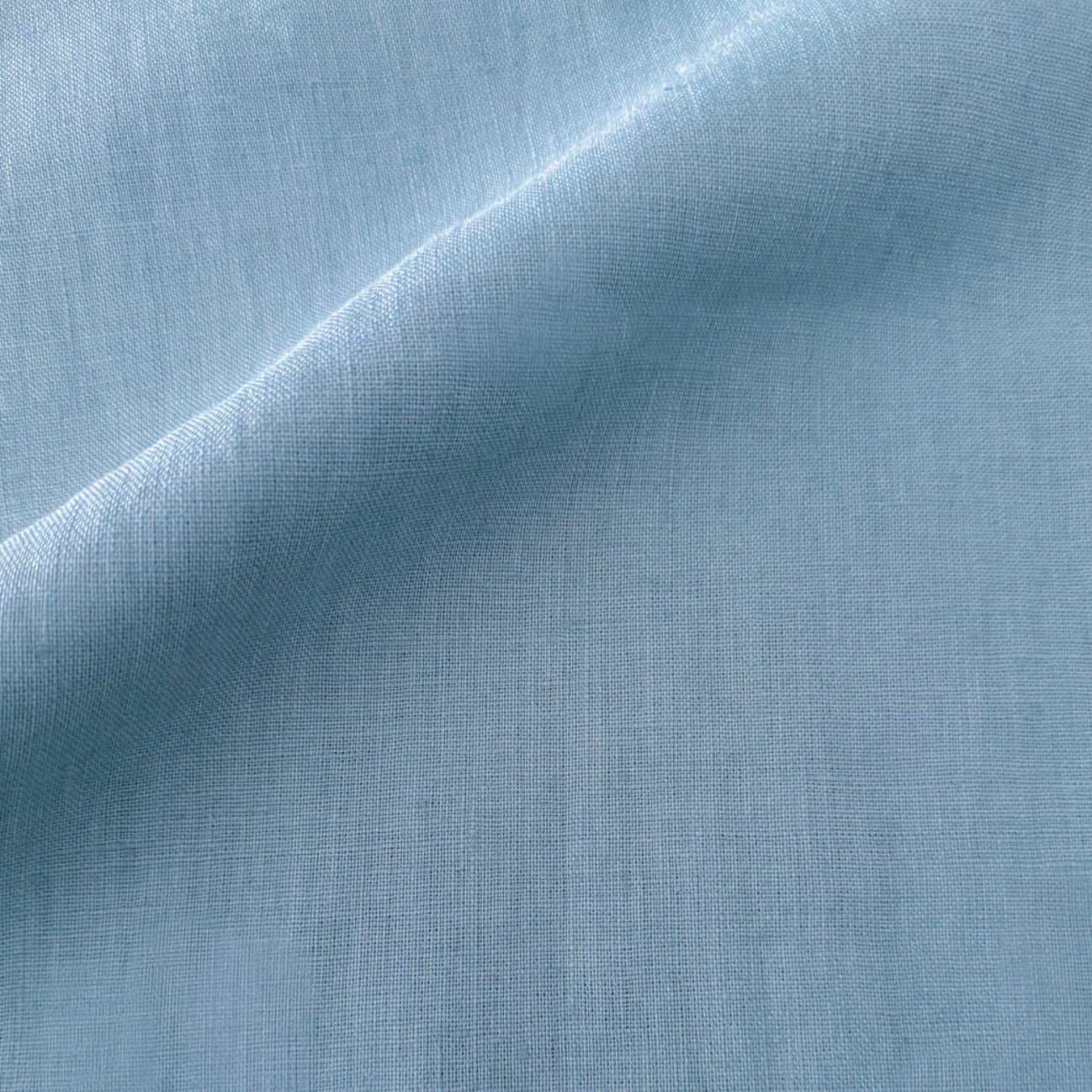 Anaya Home So Soft Linen Coastal Blue Dutch Euro Pillow 28x36 With Down Insert - Image 2