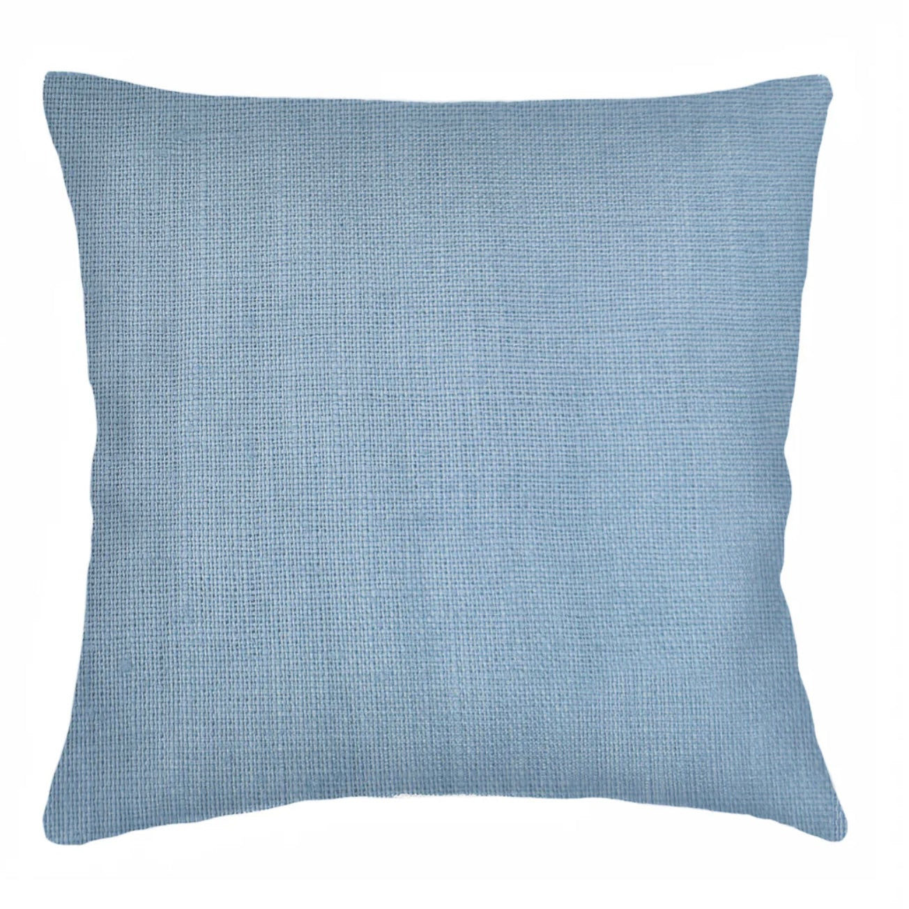 Anaya Home So Soft Linen Coastal Blue Euro Pillow 26×26 With Down Insert