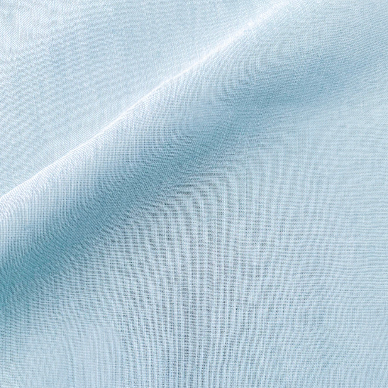 Anaya Home So Soft Linen Light Blue Dutch Euro Pillow 28x36 With Down Insert - Image 2