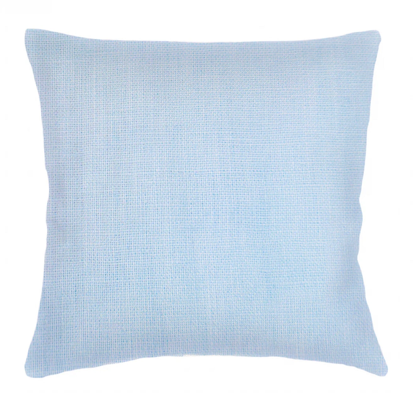 Anaya Home So Soft Linen Light Blue Dutch Euro Pillow 26 x26 With Down Insert - Image 1