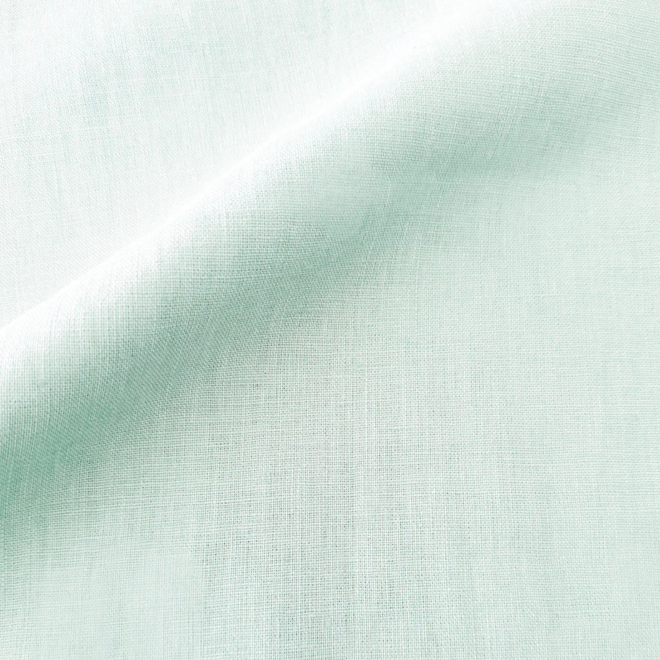 Anaya Home So Soft Linen Bright Aqua Lumbar Pillow 14x40 With Down Insert - Image 2