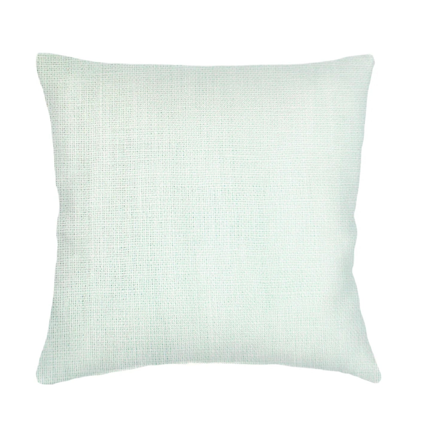 Anaya Home So Soft Linen Bright Aqua Dutch Euro Pillow 26 x26 With Down Insert
