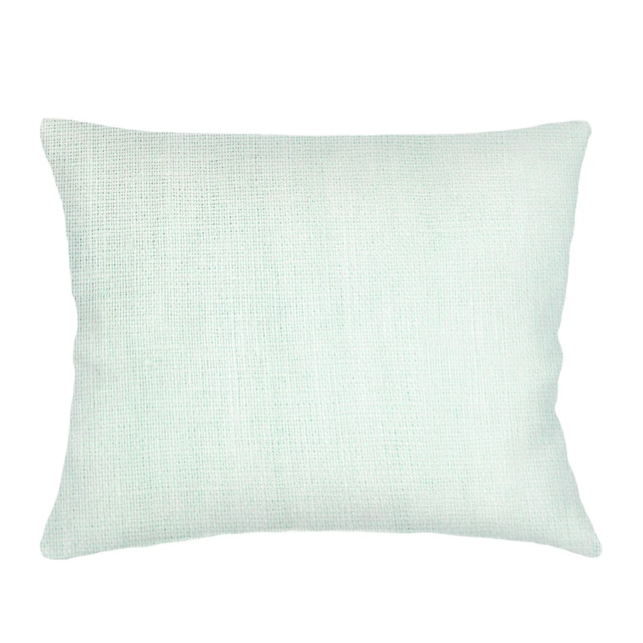 Anaya Home So Soft Linen Bright Aqua Dutch Euro Pillow 28×36 With Down Insert