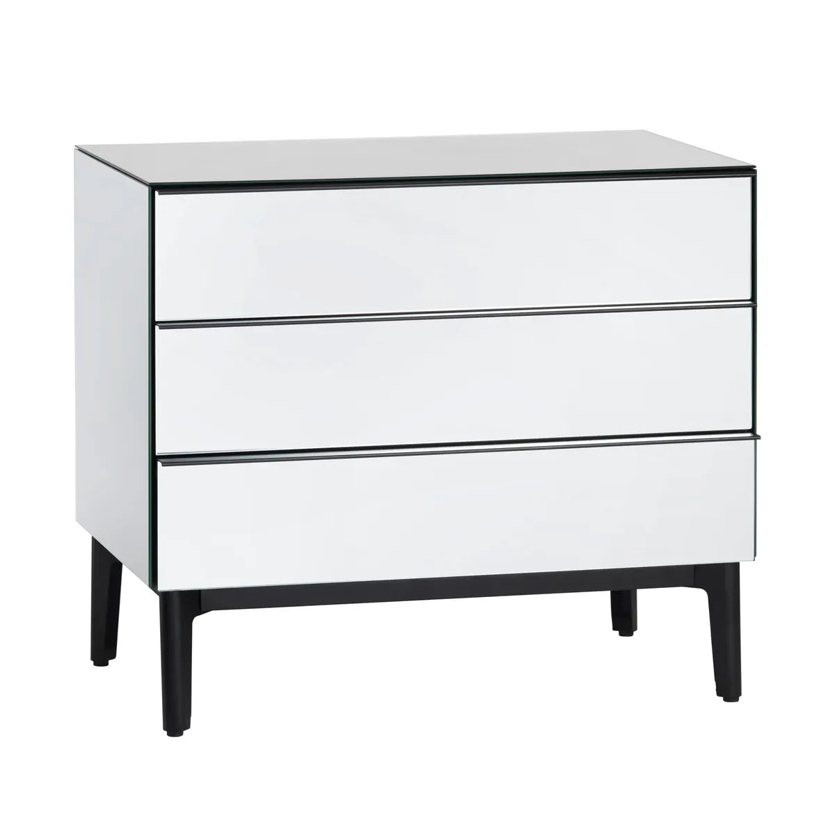Crestview Collection Henley Mirror Three-Drawer Chest - Image 1
