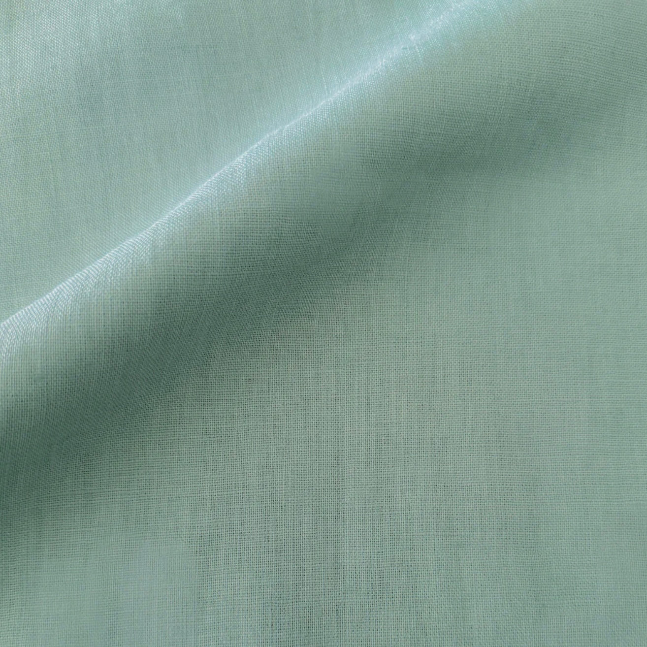 Anaya Home So Soft Linen Mint Green Lumbar Pillow 14x40 With Down Insert - Image 2