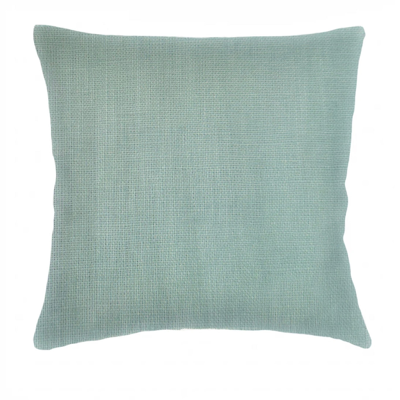 Anaya Home So Soft Linen Mint Green Dutch Euro Pillow 26 x26 With Down Insert - Image 1