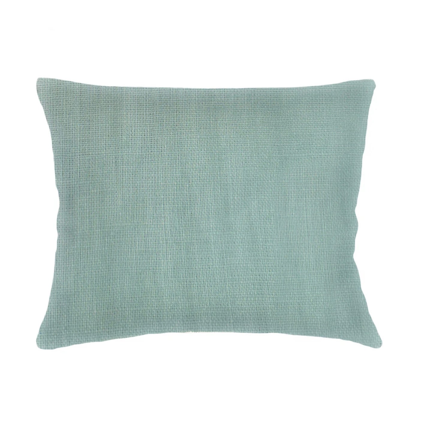 Anaya Home So Soft Linen Mint Green Dutch Euro Pillow 28x36 With Down Insert - Image 1