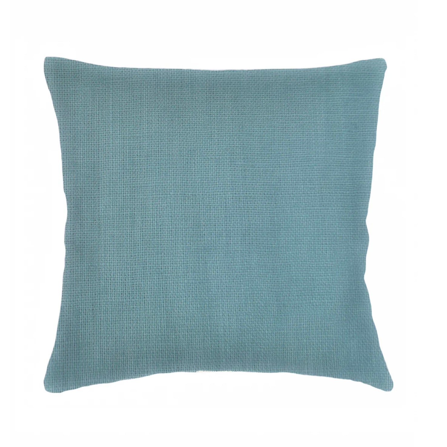 Anaya Home So Soft Linen Turquoise Dutch Euro Pillow 26 x26 With Down Insert - Image 1