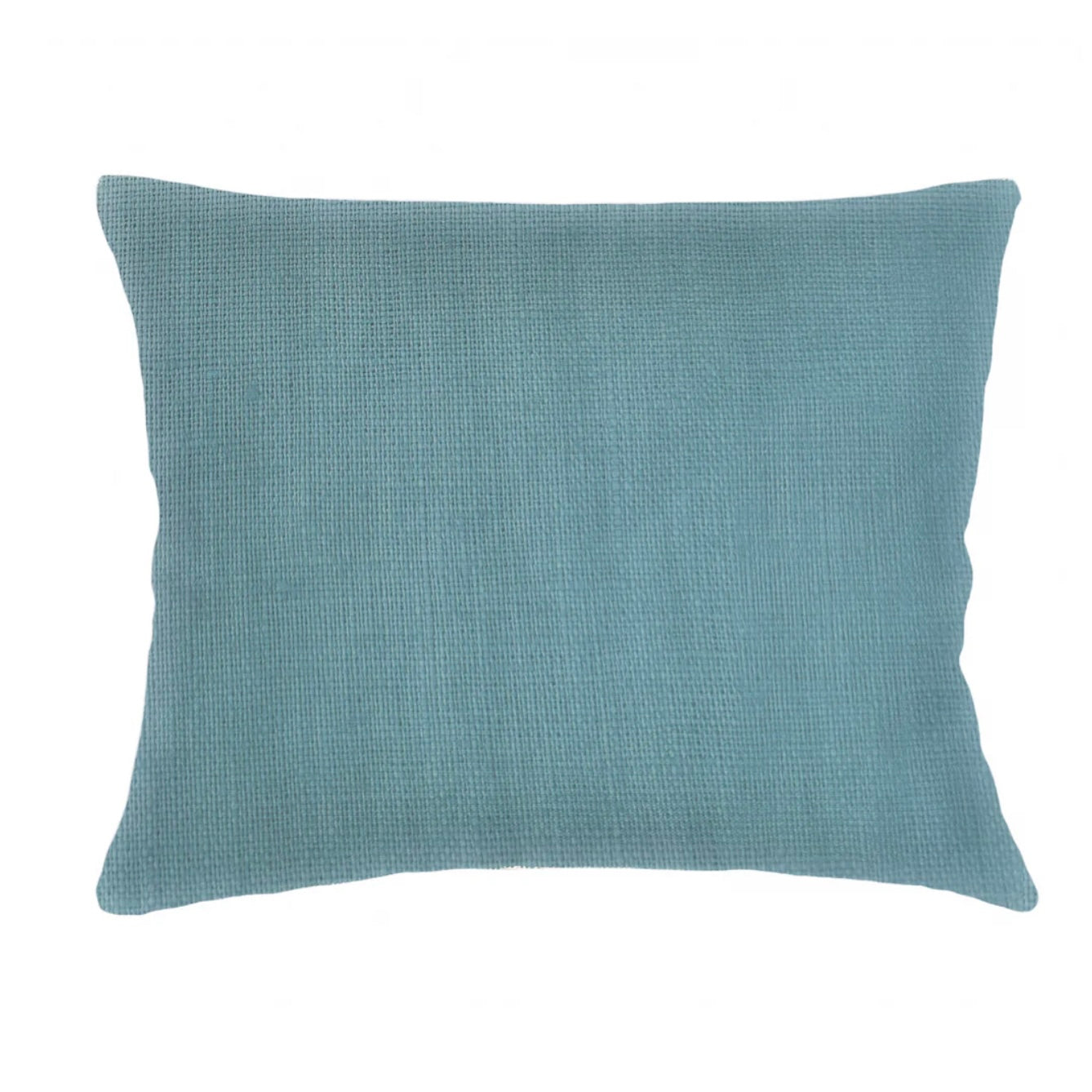 Anaya Home So Soft Linen Turquoise Dutch Euro Pillow 28x36 With Down Insert - Image 1