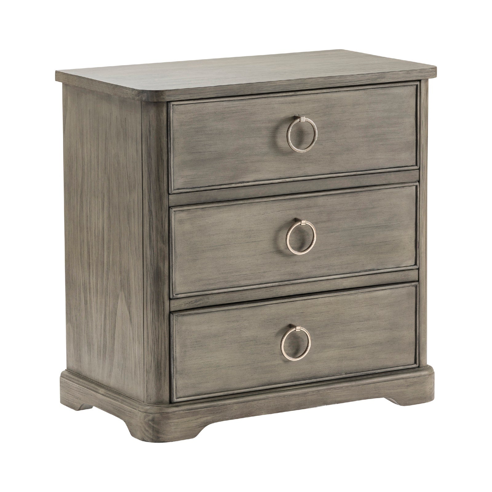 Crestview Collection Newton Gray Acacia Wood Chest - Image 1