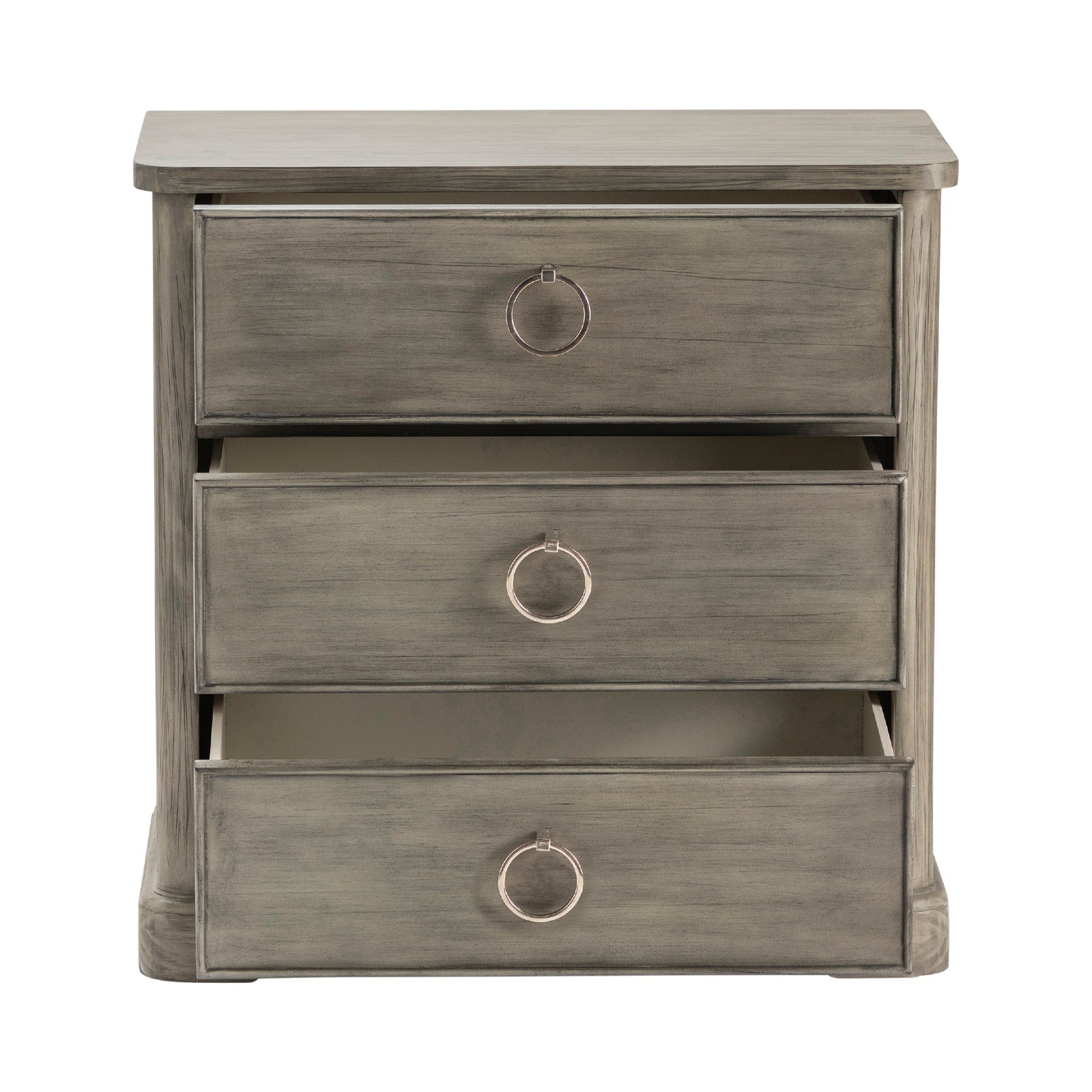 Crestview Collection Newton Gray Acacia Wood Chest - Image 3