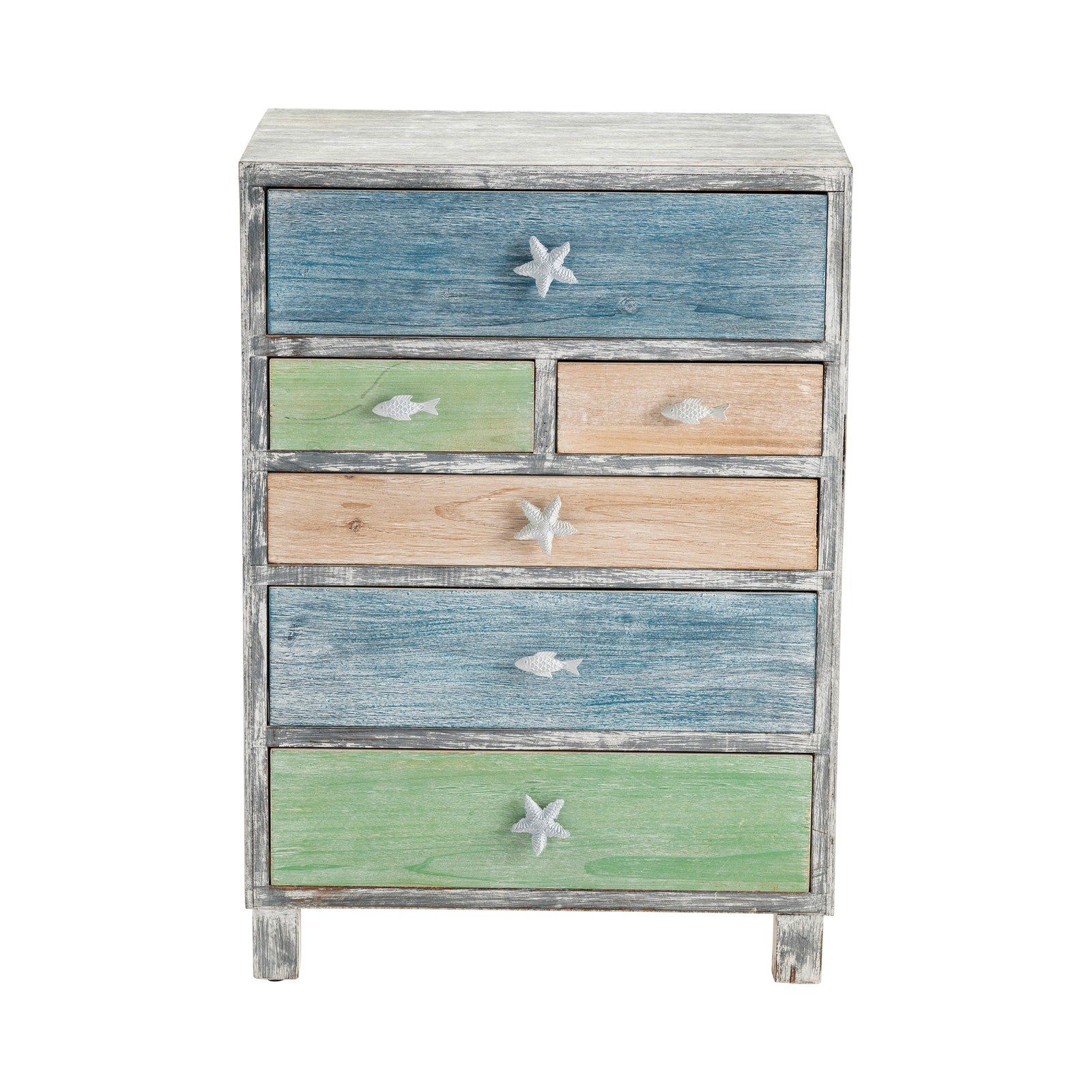 Crestview Collection Key West Multi Color Costal Chest - Image 2