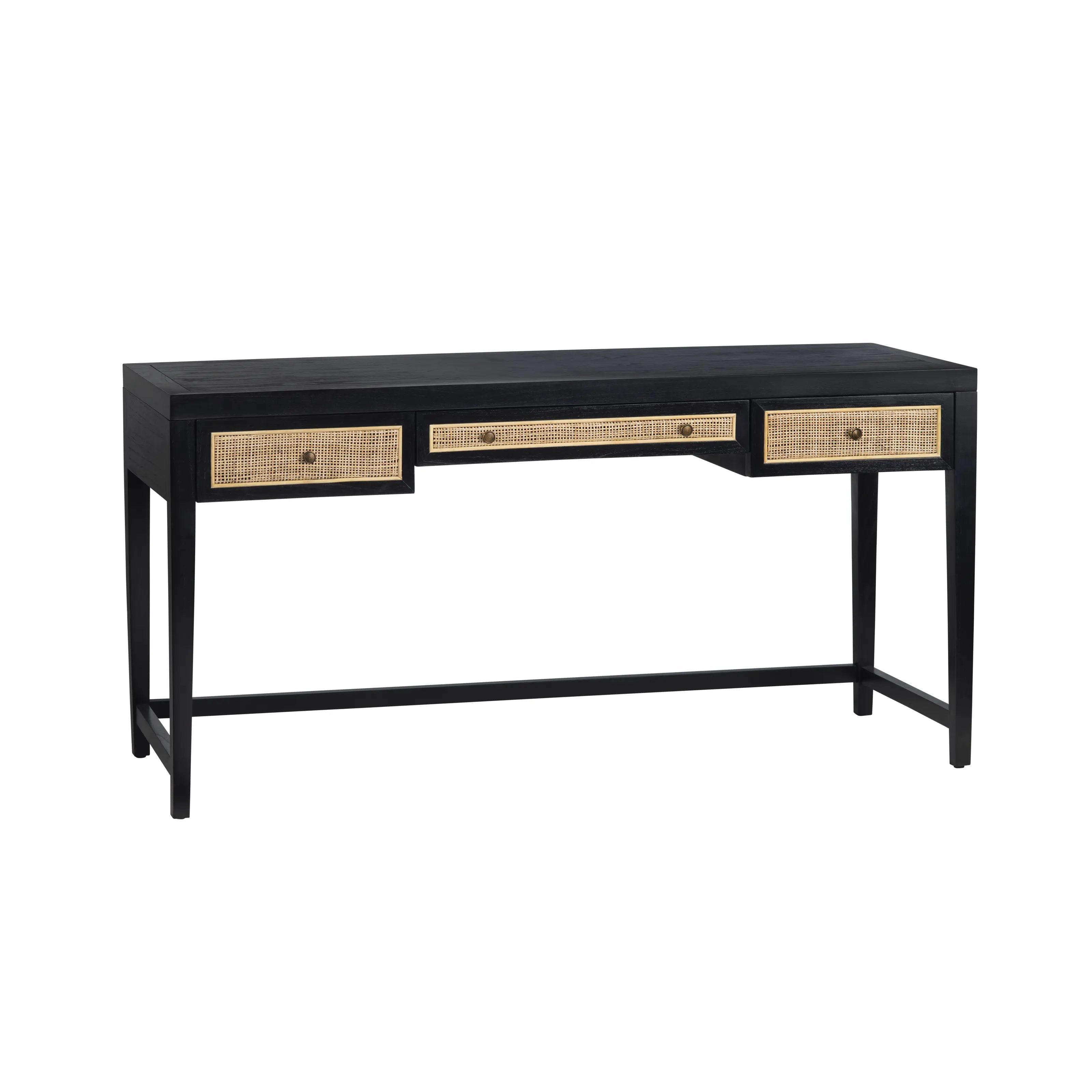 Crestview Collection Alder Black Writing Desk