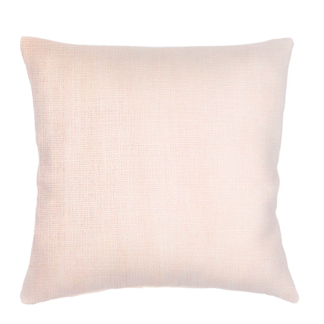 Anaya Home So Soft Linen Light Pink Pillow 20x20 With Down Insert - Image 1
