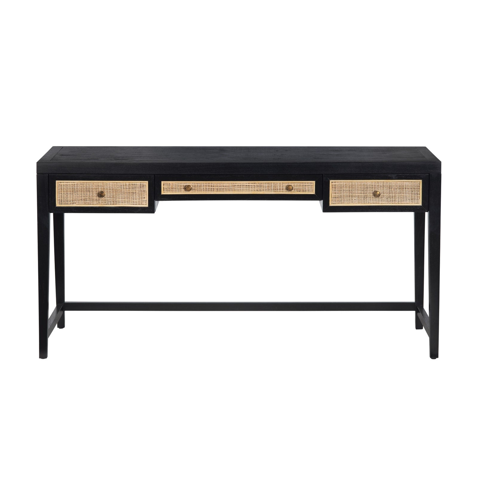 Crestview Collection Alder Black Writing Desk - Image 2