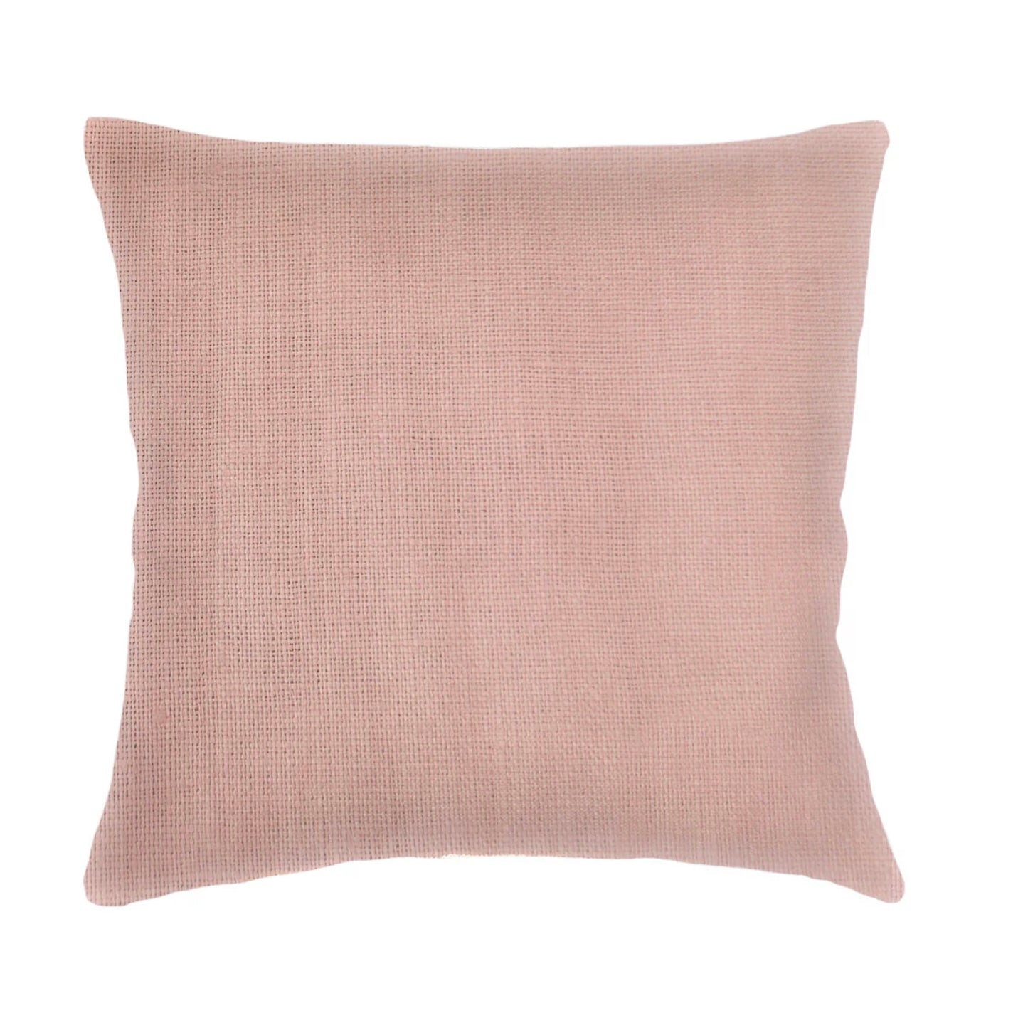 Anaya Home So Soft Linen Rose Pink Euro Pillow 26x26 With Down Insert - Image 1