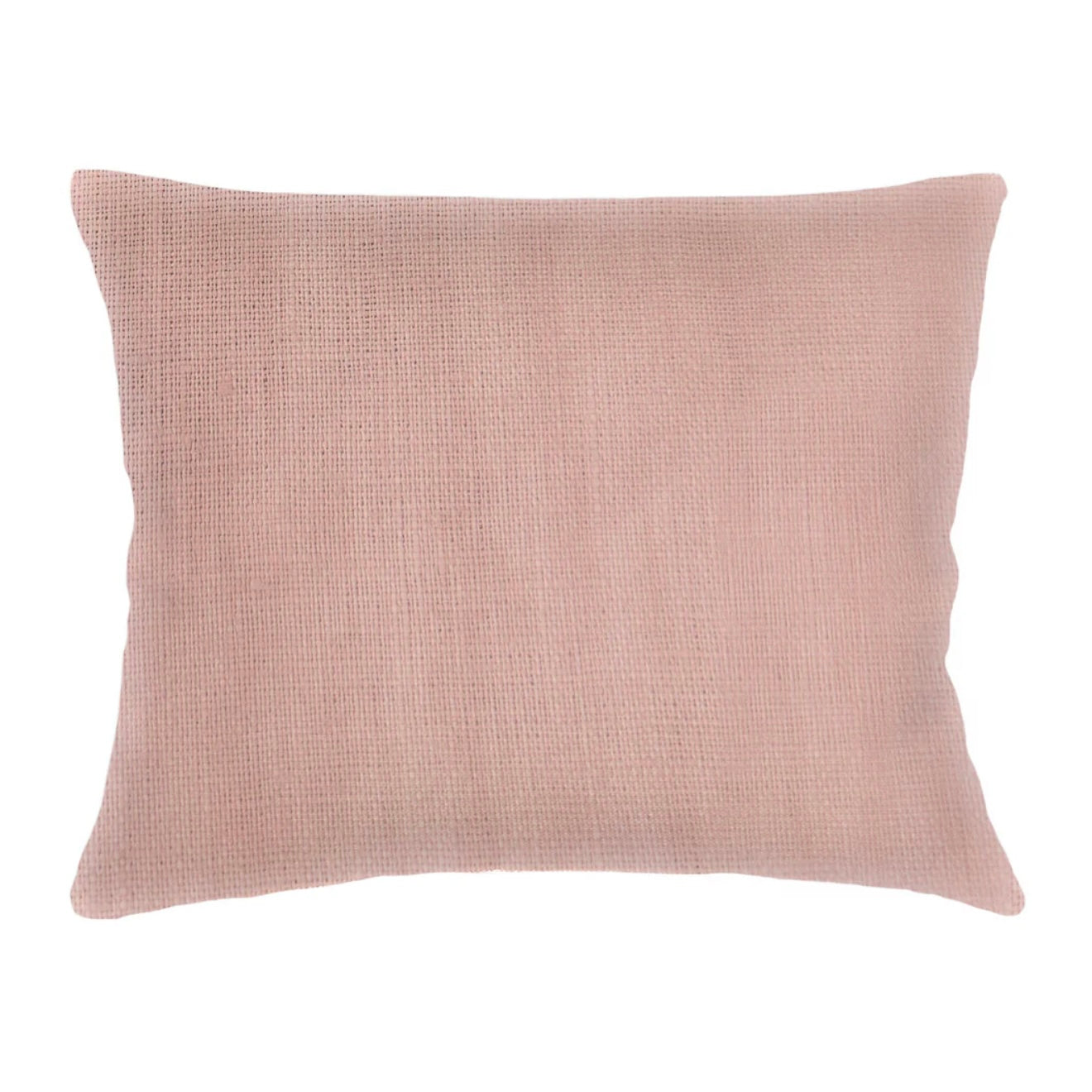 Anaya Home So Soft Linen Rose Pink Dutch Euro Pillow 28x36 With Down Insert - Image 1