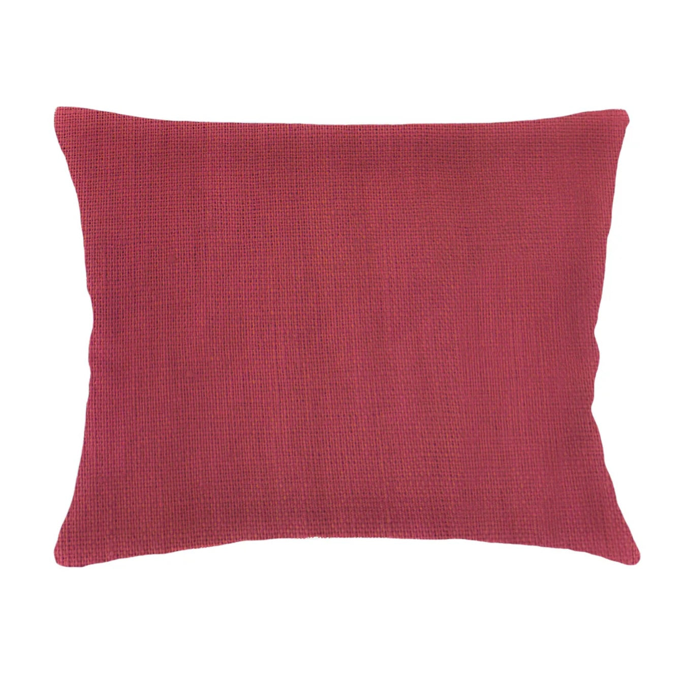 Anaya Home So Soft Linen Red Dutch Euro Pillow 28x36 With Down Insert - Image 1