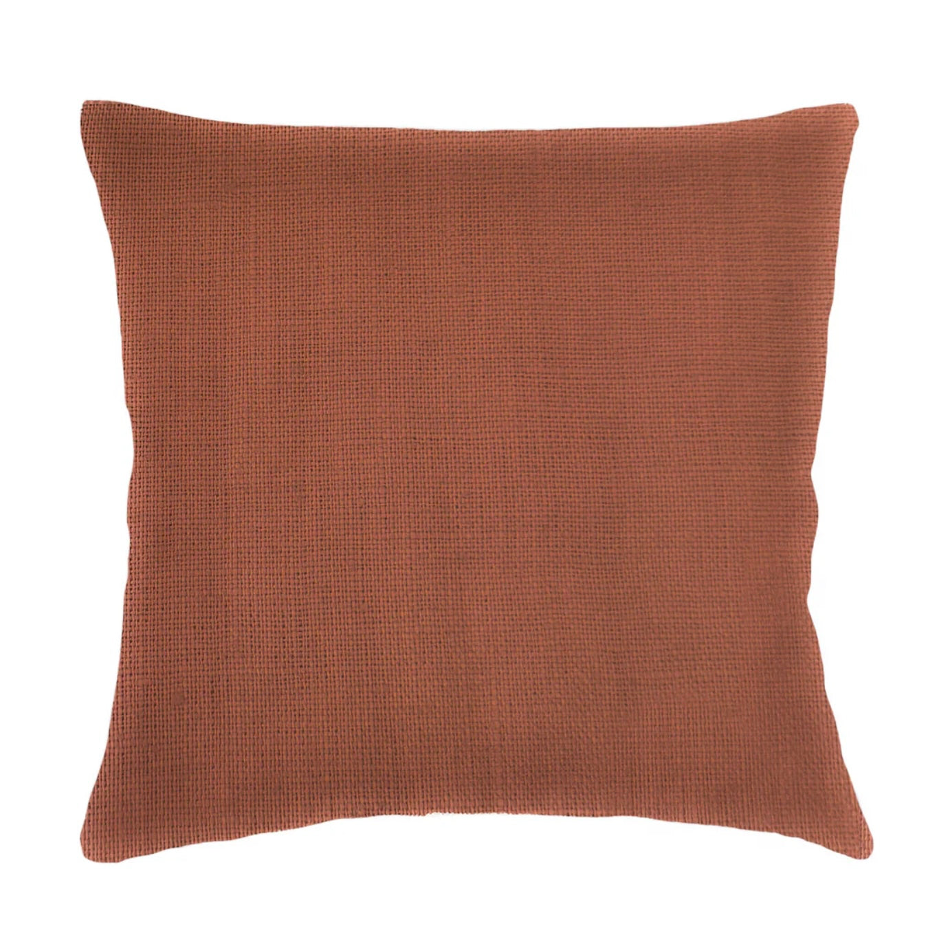 Anaya Home So Soft Linen Rustic Orange Dutch Euro Pillow 26 x26 With Down Insert - Image 1