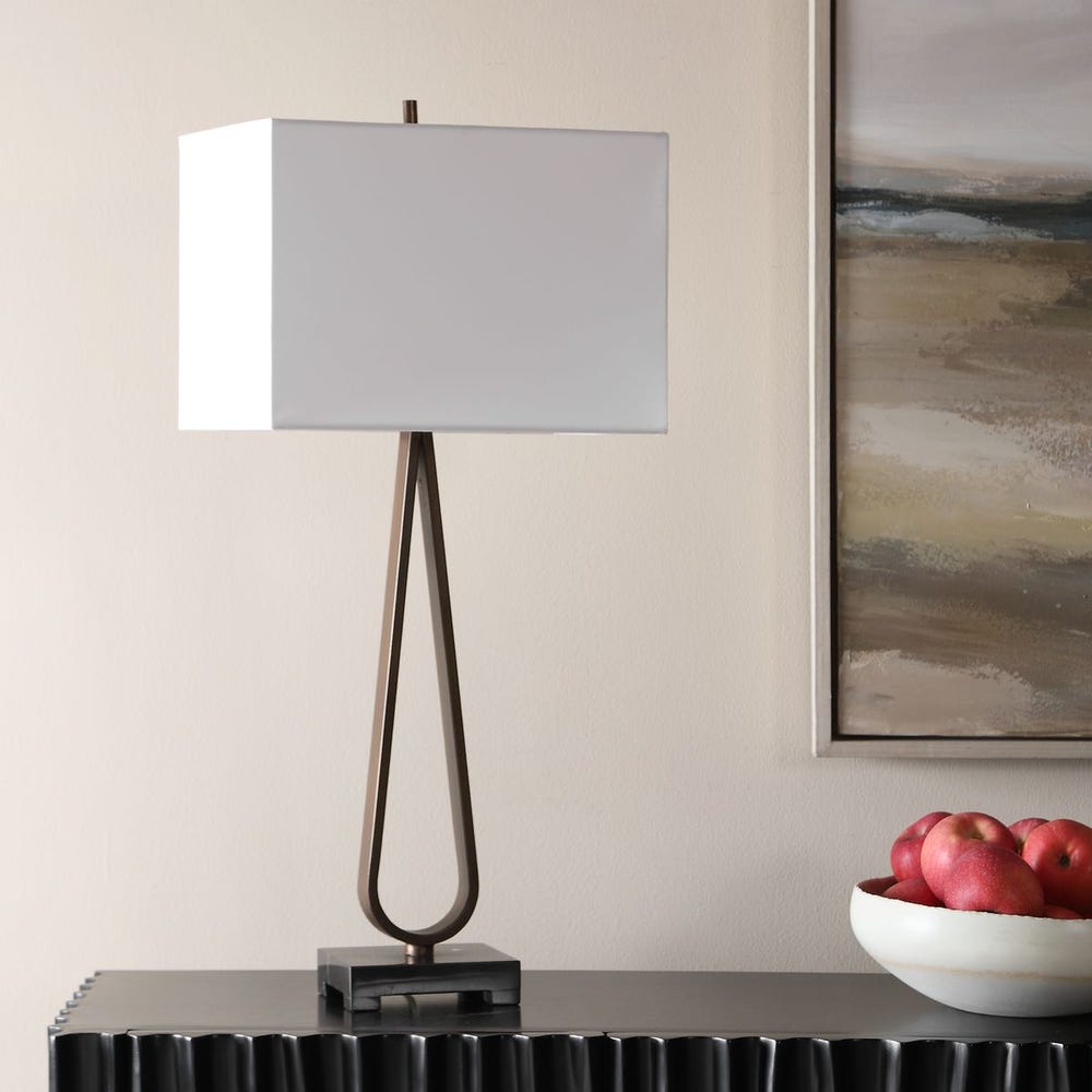 Uttermost Galloway Dark Bronzed Table Lamp - Image 3