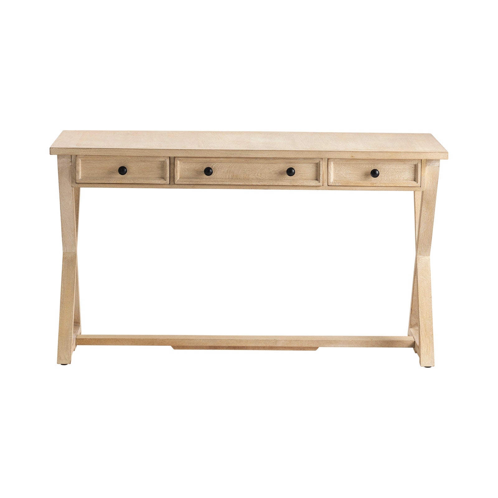 Crestview Collection Brentwood Acacia White Wood Finish Desk - Image 2