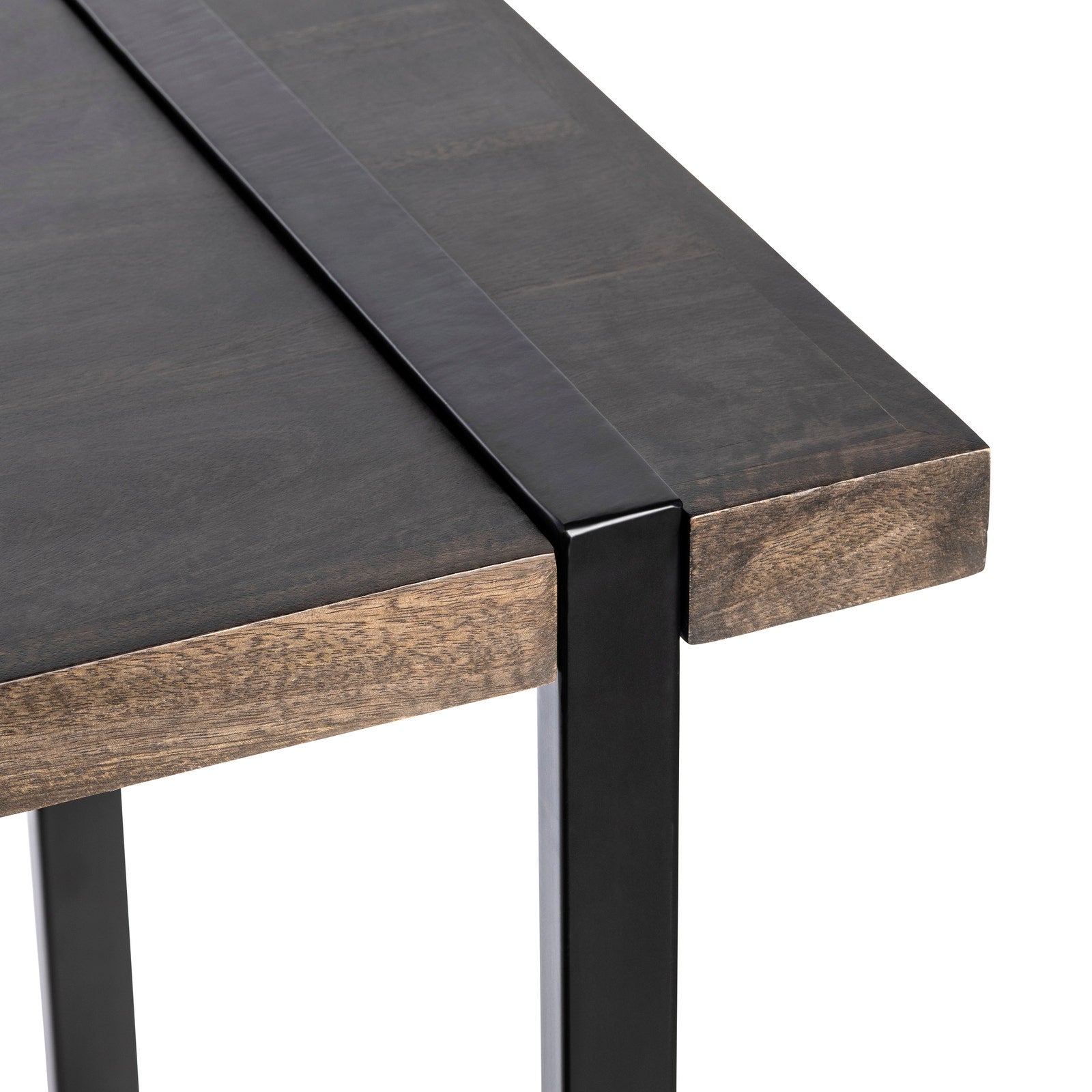 Crestview Collection Josie Solid Mango And Iron Standing Desk - Image 2