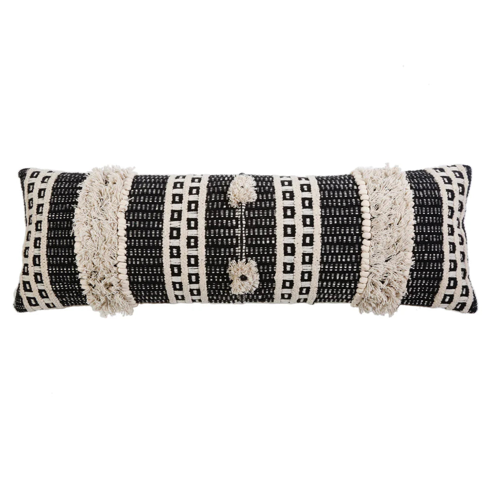 Pom Pom at Home Sawyer Hand Woven Pillow with Insert  ~ 14 x 40 - Image 2
